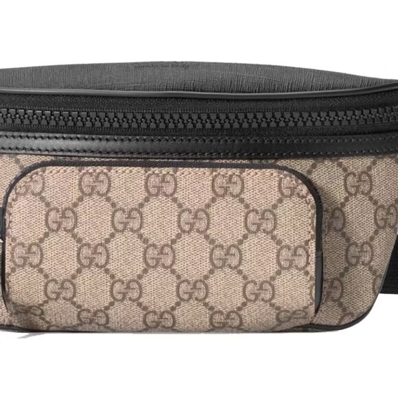 Gucci Black GG Supreme Canvas Eden Belt Bag - Picture 3 of 11